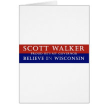 Proud of Scott Walker Card