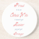 Proud Oilfield Wife Drink Coasters