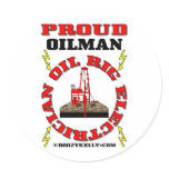 Proud Oilman,Oil Rig Electrician,Oil Rig Sticker,