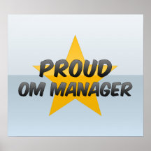 Proud Om Manager Poster