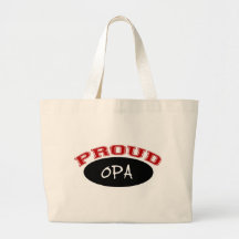 Proud Opa (Black and Red) Bags