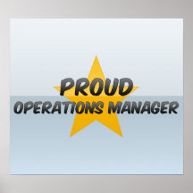 Proud Operations Manager Print