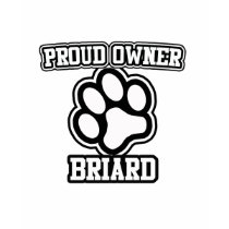 Proud Owner of a Briard t-shirts by BoogieMonst Proud Owner of a Briard t-shirts