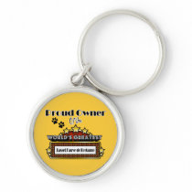 Proud Owner World's Greatest Basset Fauve de Breta Keychains