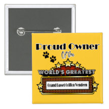 Proud Owner World's Greatest Grand Basset Griffon Button