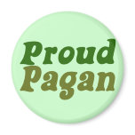 Proud Pagan Fridge Magnet