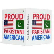 Proud Pakistani American Binder