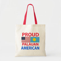 Proud Palauan American Canvas Bags