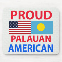 Proud Palauan American Mouse Pads