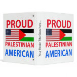 Proud Palestinian American Binder