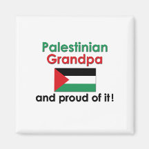Proud Palestinian Grandpa Refrigerator Magnets