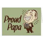 Proud Papa Retro Card