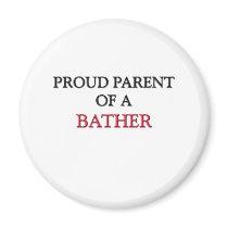 Proud Parent Of A BATHER magnets by professions Proud Parent Of A BATHER magnets