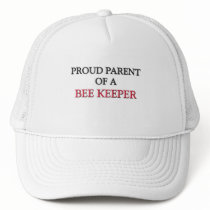 Proud Parent Of A BEE KEEPER hats
