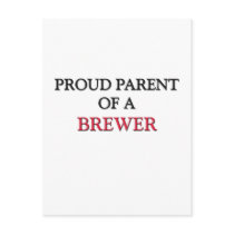 Proud Parent Of A BREWER postcards