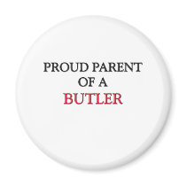 Proud Parent Of A BUTLER magnets by professions Proud Parent Of A BUTLER magnets
