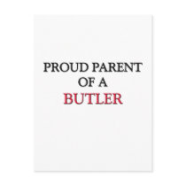 Proud Parent Of A BUTLER postcards by professions Proud Parent Of A BUTLER postcards