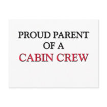 Proud Parent Of A CABIN CREW postcards