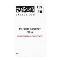 Proud Parent Of A CHARTERED ACCOUNTANT postage