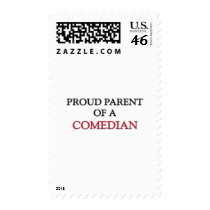 Proud Parent Of A COMEDIAN postage