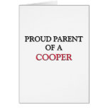 Proud Parent Of A COOPER cards