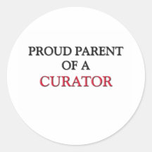 Proud Parent Of A CURATOR Sticker