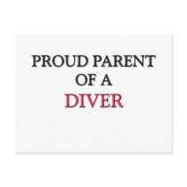 Proud Parent Of A DIVER postcards by professions Proud Parent Of A DIVER postcards