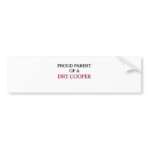 Proud Parent Of A DRY COOPER bumper stickers by professions Proud Parent Of A DRY COOPER bumper stickers