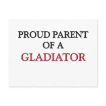 Proud Parent Of A GLADIATOR postcards