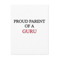 Proud Parent Of A GURU postcards