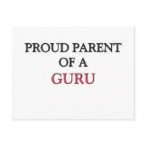 Proud Parent Of A GURU postcards