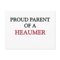 Proud Parent Of A HEAUMER postcards by professions Proud Parent Of A HEAUMER postcards