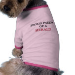 Proud Parent Of A HERALD Doggie T Shirt