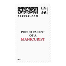 Proud Parent Of A MANICURIST postage by professions Proud Parent Of A MANICURIST postage