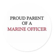 Proud Parent Of A MARINE OFFICER stickers by professions Proud Parent Of A MARINE OFFICER stickers