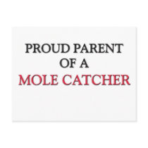 Proud Parent Of A MOLE CATCHER postcards