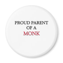 Proud Parent Of A MONK magnets by professions Proud Parent Of A MONK magnets