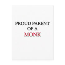 Proud Parent Of A MONK postcards by professions Proud Parent Of A MONK postcards