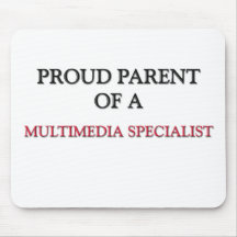 Proud Parent Of A MULTIMEDIA SPECIALIST Mouse Mats
