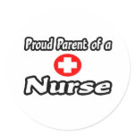 Proud Parent of a Nurse stickers