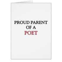 Proud Parent Of A POET Cards
