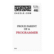 Proud Parent Of A PROGRAMMER postage