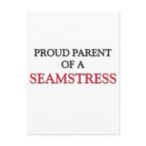 Proud Parent Of A SEAMSTRESS postcards by professions Proud Parent Of A SEAMSTRESS postcards