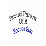 Proud Parent Of A Soccer Star Postcard