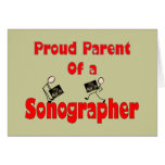 Proud Parent of a Sonographer Greeting Cards