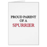 Proud Parent Of A SPURRIER Greeting Card