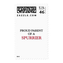 Proud Parent Of A SPURRIER postage