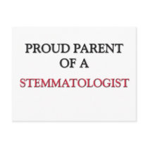 Proud Parent Of A STEMMATOLOGIST postcards