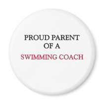 Proud Parent Of A SWIMMING COACH magnets by professions Proud Parent Of A SWIMMING COACH magnets