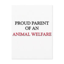 Proud Parent OF AN ANIMAL WELFARE postcards by professions Proud Parent OF AN ANIMAL WELFARE postcards